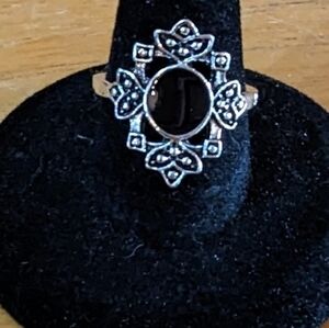 New Vintage Alloy Lotus Ring For Women Girls Jewelry Gift, T1B7D